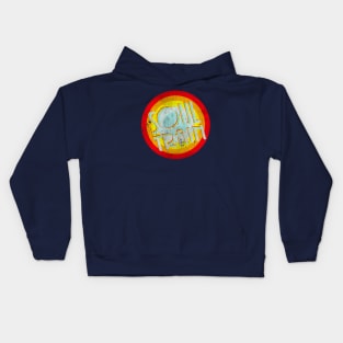 Soul Train with Colorful Circle Style Kids Hoodie